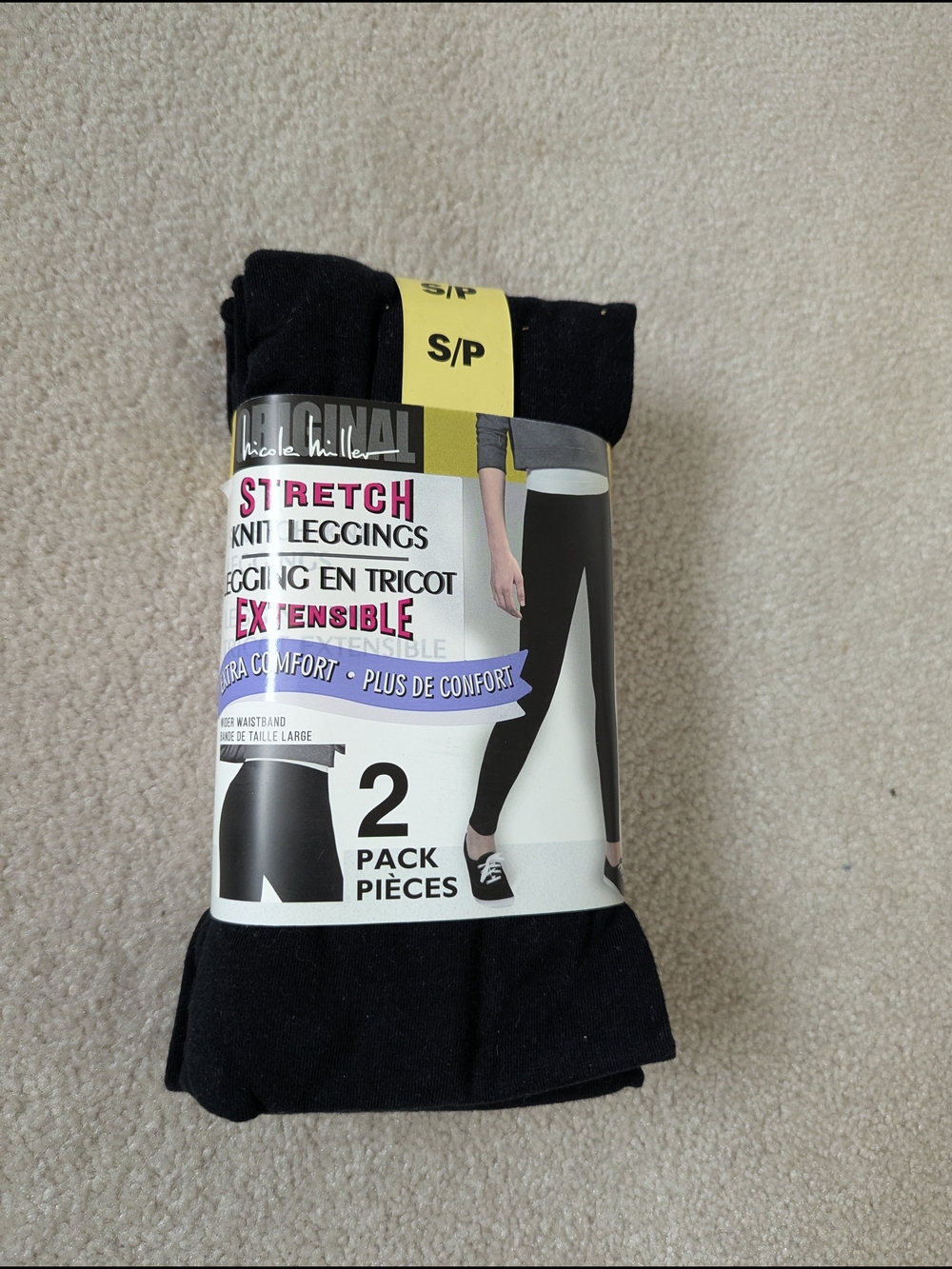 adidas Black Men's Stretch Leggings 2-Pack